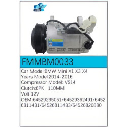 PartzBiz CE FMMBM0033 - สำหรับคอมเพรสเซอร์ BMW - FMMBM0033 PartzBiz CE FMMBM0033 - สำหรับคอมเพรสเซอร์ BMW - FMMBM0033