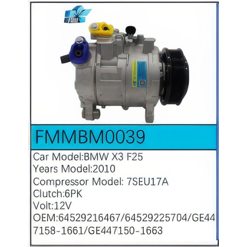 PartzBiz CE: -สำหรับคอมเพรสเซอร์ BMW - FMMBM0039