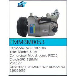 PartzBiz CE FMMBM0053 - สำหรับคอมเพรสเซอร์ BMW - FMMBM0053