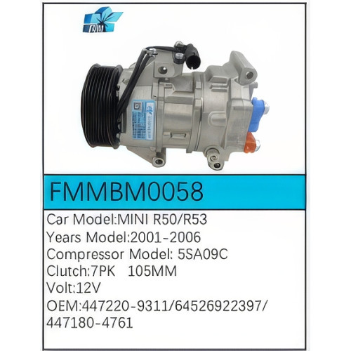 PartzBiz CE: -สำหรับคอมเพรสเซอร์ BMW - FMMBM0058 PartzBiz CE: -สำหรับคอมเพรสเซอร์ BMW - FMMBM0058