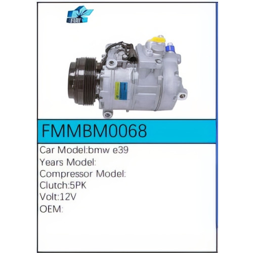 PartzBiz CE: -สำหรับคอมเพรสเซอร์ BMW - FMMBM0068 PartzBiz CE: -สำหรับคอมเพรสเซอร์ BMW - FMMBM0068