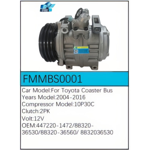 PartzBiz CE: -สำหรับคอมเพรสเซอร์ Toyota - FMMBS0001 PartzBiz CE: -สำหรับคอมเพรสเซอร์ Toyota - FMMBS0001