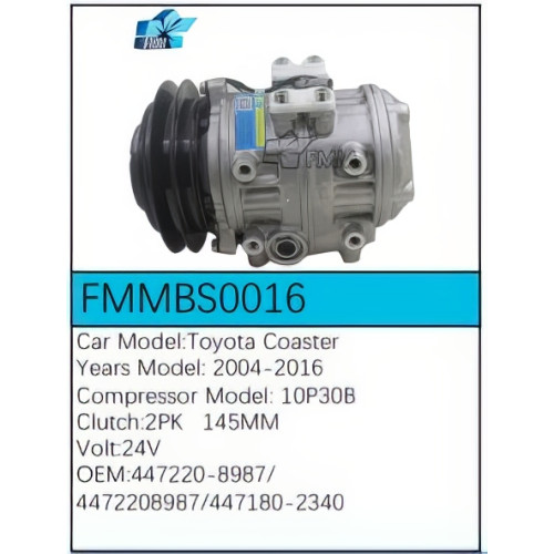 PartzBiz CE: -สำหรับคอมเพรสเซอร์ Toyota - FMMBS0016 PartzBiz CE: -สำหรับคอมเพรสเซอร์ Toyota - FMMBS0016