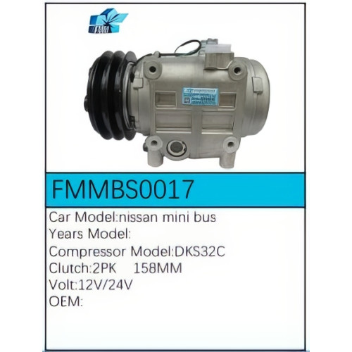 PartzBiz CE: -สำหรับคอมเพรสเซอร์ Nissan - FMMBS0017 PartzBiz CE: -สำหรับคอมเพรสเซอร์ Nissan - FMMBS0017
