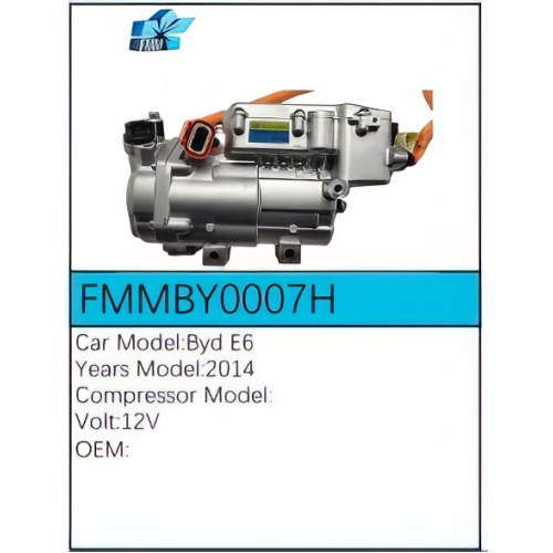 PartzBiz CE: -Compressor for  BYD - FMMBY0007H