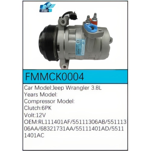PartzBiz CE: -Compressor for Jeep - FMMCK0004 PartzBiz CE: -Compressor for Jeep - FMMCK0004