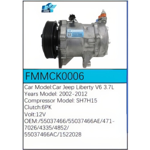 PartzBiz CE: -คอมเพรสเซอร์ FMMCK0006