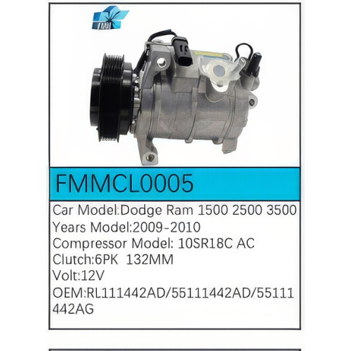 PartzBiz CE: -Compressor for Dodge - FMMCL0005 PartzBiz CE: -Compressor for Dodge - FMMCL0005
