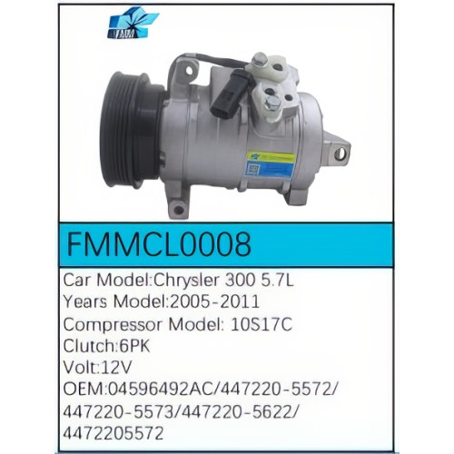 PartzBiz CE: -สำหรับคอมเพรสเซอร์ Chrysler - FMMCL0008