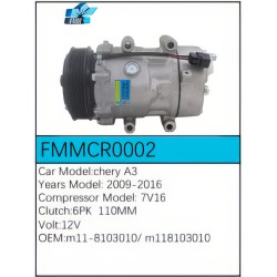 PartzBiz CE FMMCR0002 - สำหรับคอมเพรสเซอร์ Chery - FMMCR0002 PartzBiz CE FMMCR0002 - สำหรับคอมเพรสเซอร์ Chery - FMMCR0002