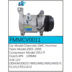 PartzBiz CE FMMCV0011 - Compressor for Chevrolet - FMMCV0011 PartzBiz CE FMMCV0011 - Compressor for Chevrolet - FMMCV0011