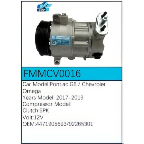 PartzBiz CE: -สำหรับคอมเพรสเซอร์ Chevrolet - FMMCV0016 PartzBiz CE: -สำหรับคอมเพรสเซอร์ Chevrolet - FMMCV0016