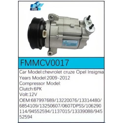 PartzBiz CE: -สำหรับคอมเพรสเซอร์ Chevrolet - FMMCV0017