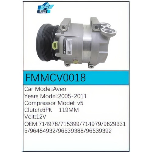 PartzBiz CE: -สำหรับคอมเพรสเซอร์ Chevrolet - FMMCV0018 PartzBiz CE: -สำหรับคอมเพรสเซอร์ Chevrolet - FMMCV0018