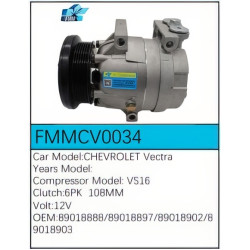 PartzBiz CE FMMCV0034 - สำหรับคอมเพรสเซอร์ Chevrolet - FMMCV0034 PartzBiz CE FMMCV0034 - สำหรับคอมเพรสเซอร์ Chevrolet - FMMCV0034