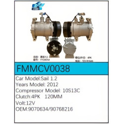 PartzBiz CE FMMCV0038 - สำหรับคอมเพรสเซอร์ Chevrolet - FMMCV0038 PartzBiz CE FMMCV0038 - สำหรับคอมเพรสเซอร์ Chevrolet - FMMCV0038