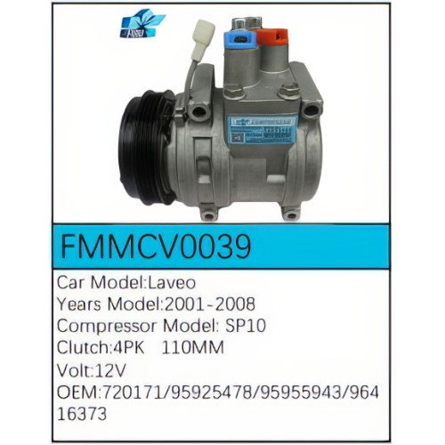 PartzBiz CE: -Compressor for  Chevrolet - FMMCV0039