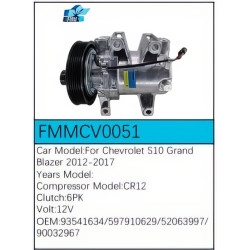 PartzBiz CE FMMCV0051 - สำหรับคอมเพรสเซอร์ Chevrolet - FMMCV0051 PartzBiz CE FMMCV0051 - สำหรับคอมเพรสเซอร์ Chevrolet - FMMCV0051
