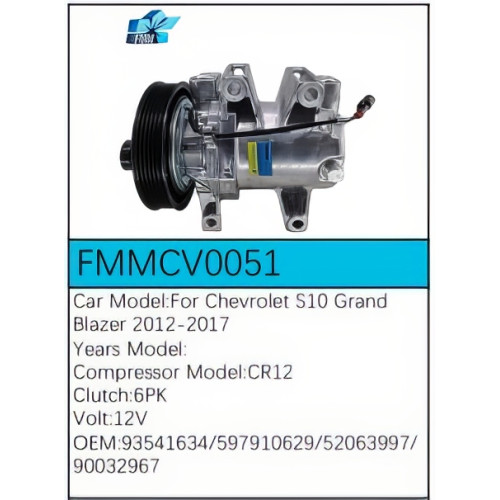 PartzBiz CE: -สำหรับคอมเพรสเซอร์ Chevrolet - FMMCV0051 PartzBiz CE: -สำหรับคอมเพรสเซอร์ Chevrolet - FMMCV0051