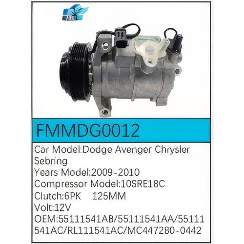 PartzBiz CE: -สำหรับคอมเพรสเซอร์ Dodge - FMMDG0012