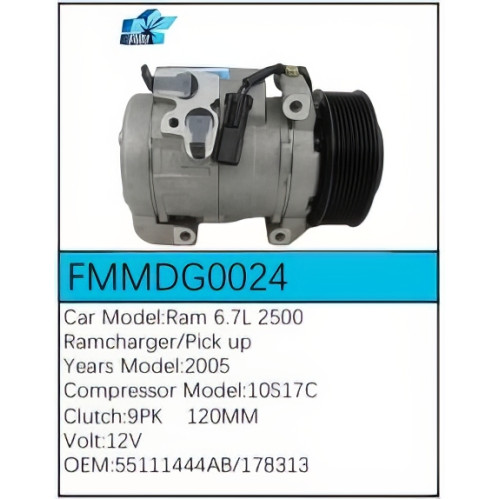 PartzBiz CE: -Compressor for Dodge - FMMDG0024 PartzBiz CE: -Compressor for Dodge - FMMDG0024