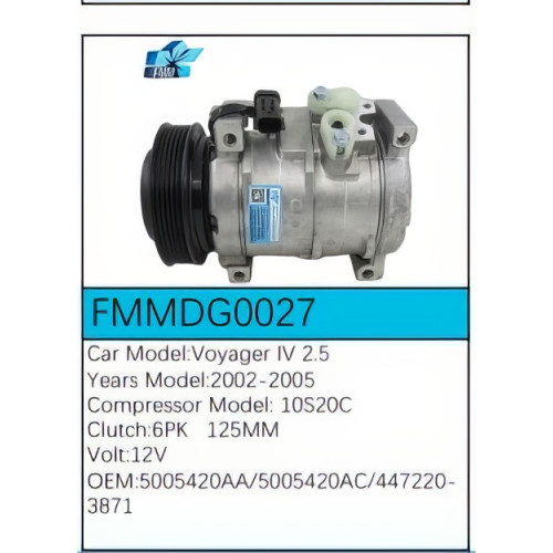 PartzBiz CE: -สำหรับคอมเพรสเซอร์ Dodge - FMMDG0027 PartzBiz CE: -สำหรับคอมเพรสเซอร์ Dodge - FMMDG0027