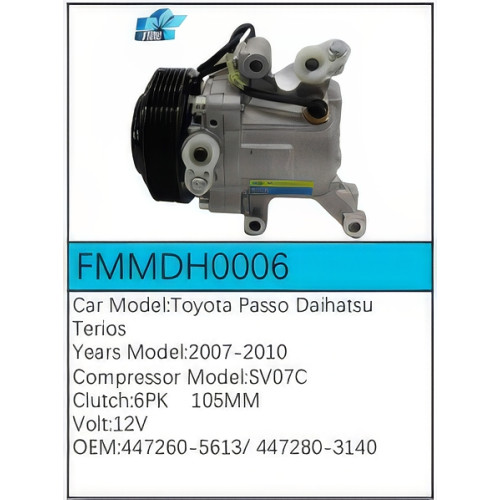 PartzBiz CE: -Compressor for Daihatsu - FMMDH0006 PartzBiz CE: -Compressor for Daihatsu - FMMDH0006