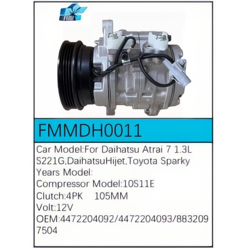 PartzBiz CE: -Compressor for  Daihatsu - FMMDH0011