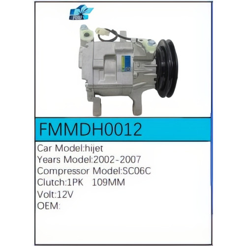 PartzBiz CE: -Compressor FMMDH0012 PartzBiz CE: -Compressor FMMDH0012