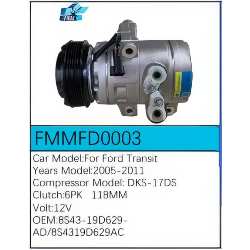 PartzBiz CE: -Compressor for Ford - FMMFD0003 PartzBiz CE: -Compressor for Ford - FMMFD0003