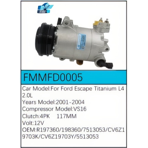 PartzBiz CE: -สำหรับคอมเพรสเซอร์ Ford - FMMFD0005 PartzBiz CE: -สำหรับคอมเพรสเซอร์ Ford - FMMFD0005