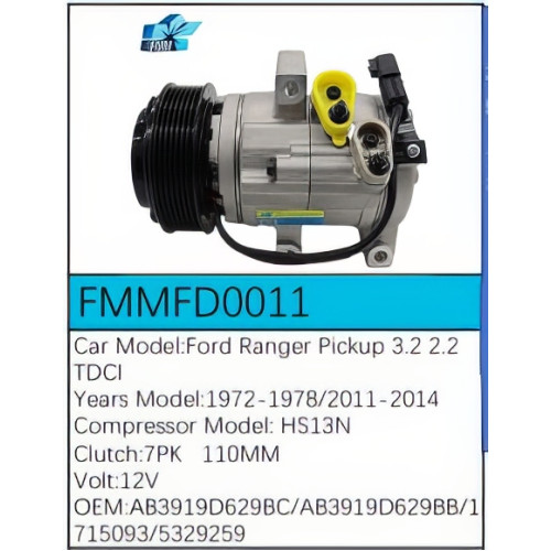PartzBiz CE: -สำหรับคอมเพรสเซอร์ Ford - FMMFD0011 PartzBiz CE: -สำหรับคอมเพรสเซอร์ Ford - FMMFD0011