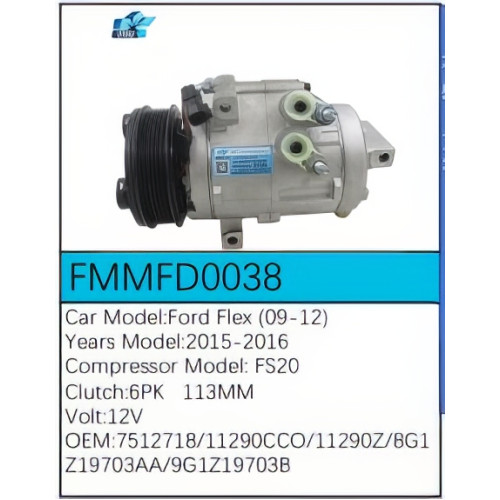 PartzBiz CE: -สำหรับคอมเพรสเซอร์ Ford - FMMFD0038 PartzBiz CE: -สำหรับคอมเพรสเซอร์ Ford - FMMFD0038