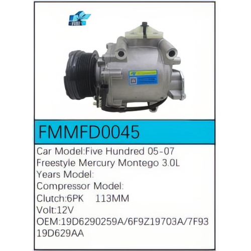 PartzBiz CE: -สำหรับคอมเพรสเซอร์ Ford - FMMFD0045 PartzBiz CE: -สำหรับคอมเพรสเซอร์ Ford - FMMFD0045