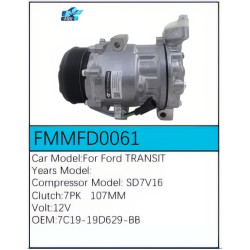 PartzBiz CE FMMFD0061 - Compressor for Ford - FMMFD0061 PartzBiz CE FMMFD0061 - Compressor for Ford - FMMFD0061
