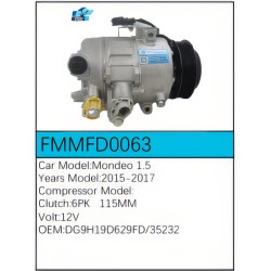 PartzBiz CE FMMFD0063 - Compressor for Ford - FMMFD0063 PartzBiz CE FMMFD0063 - Compressor for Ford - FMMFD0063