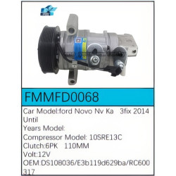 PartzBiz CE FMMFD0068 - Compressor for Ford - FMMFD0068 PartzBiz CE FMMFD0068 - Compressor for Ford - FMMFD0068