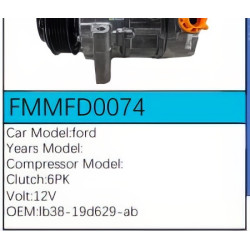 PartzBiz CE FMMFD0074 - Compressor for Ford - FMMFD0074 PartzBiz CE FMMFD0074 - Compressor for Ford - FMMFD0074