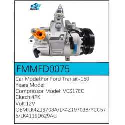 PartzBiz CE FMMFD0075 - Compressor for Ford - FMMFD0075 PartzBiz CE FMMFD0075 - Compressor for Ford - FMMFD0075