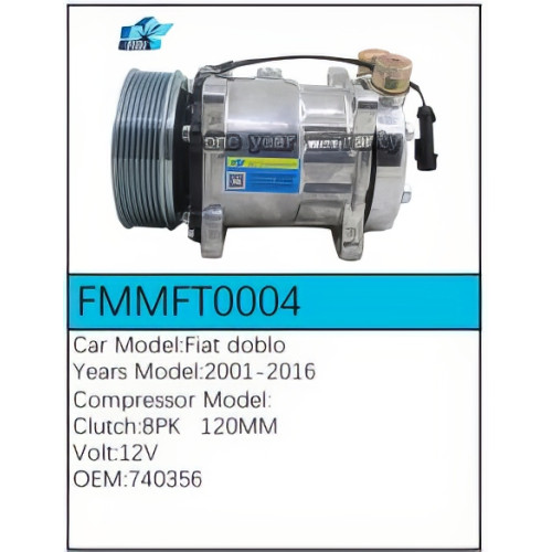 PartzBiz CE: -สำหรับคอมเพรสเซอร์ Fiat - FMMFT0004 PartzBiz CE: -สำหรับคอมเพรสเซอร์ Fiat - FMMFT0004