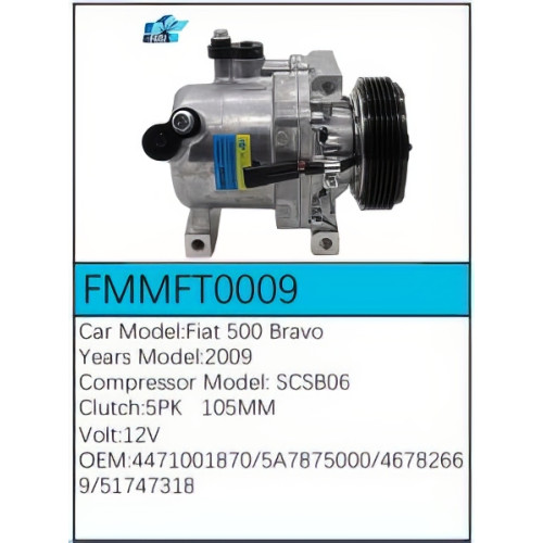 PartzBiz CE: -สำหรับคอมเพรสเซอร์ Fiat - FMMFT0009 PartzBiz CE: -สำหรับคอมเพรสเซอร์ Fiat - FMMFT0009