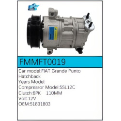 PartzBiz CE FMMFT0019 - สำหรับคอมเพรสเซอร์ Fiat - FMMFT0019