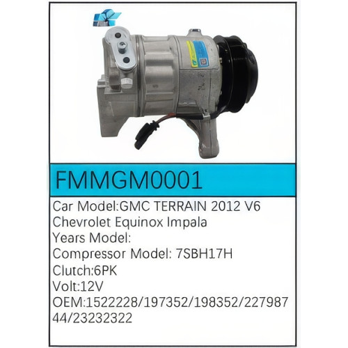 PartzBiz CE: -สำหรับคอมเพรสเซอร์ GMC - FMMGM0001