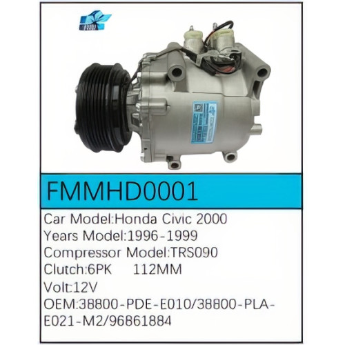 PartzBiz CE: -Compressor for Honda - FMMHD0001 PartzBiz CE: -Compressor for Honda - FMMHD0001
