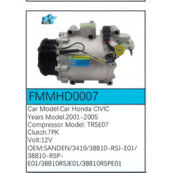 PartzBiz CE FMMHD0007 - สำหรับคอมเพรสเซอร์ Honda - FMMHD0007 PartzBiz CE FMMHD0007 - สำหรับคอมเพรสเซอร์ Honda - FMMHD0007