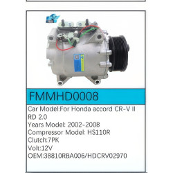 PartzBiz CE FMMHD0008 - Compressor for Honda - FMMHD0008 PartzBiz CE FMMHD0008 - Compressor for Honda - FMMHD0008