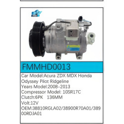 PartzBiz CE FMMHD0013 - Compressor for Honda - FMMHD0013 PartzBiz CE FMMHD0013 - Compressor for Honda - FMMHD0013