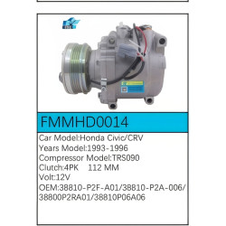 PartzBiz CE FMMHD0014 - Compressor for Honda - FMMHD0014 PartzBiz CE FMMHD0014 - Compressor for Honda - FMMHD0014