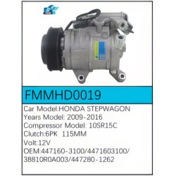 PartzBiz CE FMMHD0019 - Compressor for Honda - FMMHD0019 PartzBiz CE FMMHD0019 - Compressor for Honda - FMMHD0019