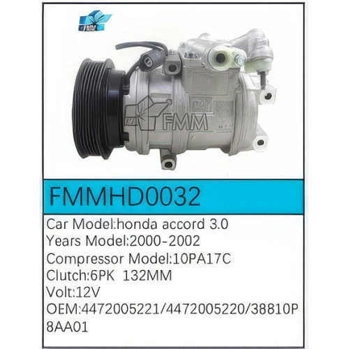 PartzBiz CE: -สำหรับคอมเพรสเซอร์ Honda - FMMHD0032 PartzBiz CE: -สำหรับคอมเพรสเซอร์ Honda - FMMHD0032